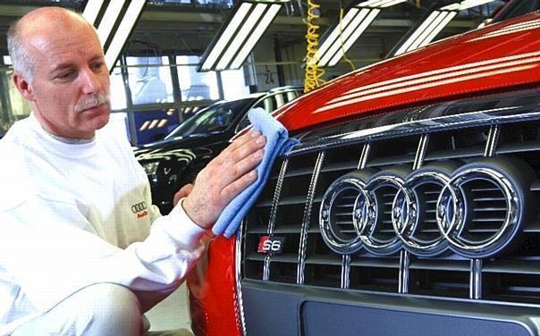 Endabnahme des neuen Audi S6 im Werk Neckarsulm.